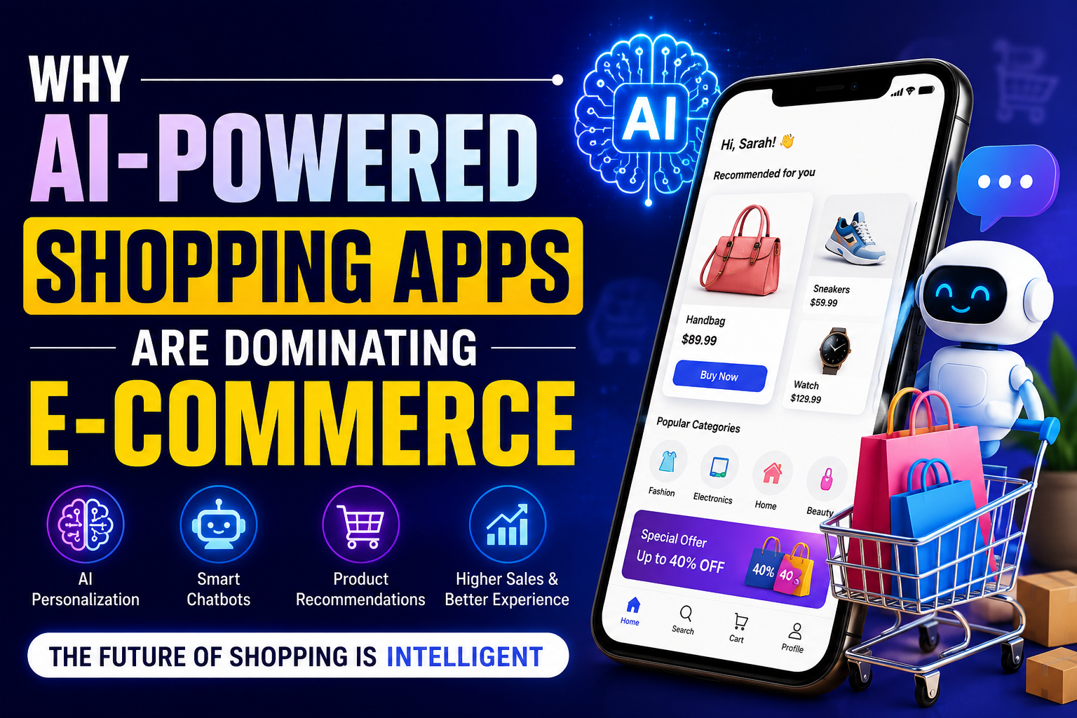 AI based shopping apps for E commerce